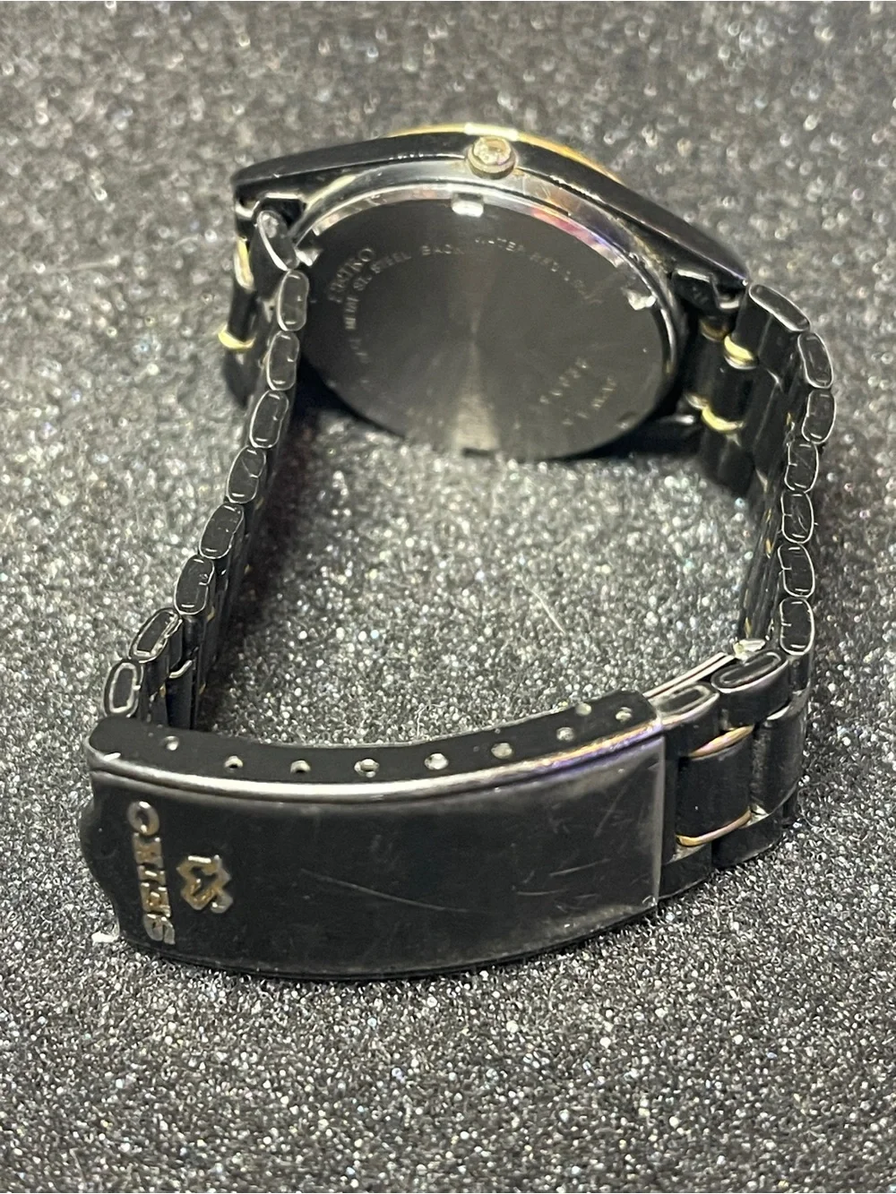 Seiko Two-Tone Gold & Black Men’s Dress Watch
